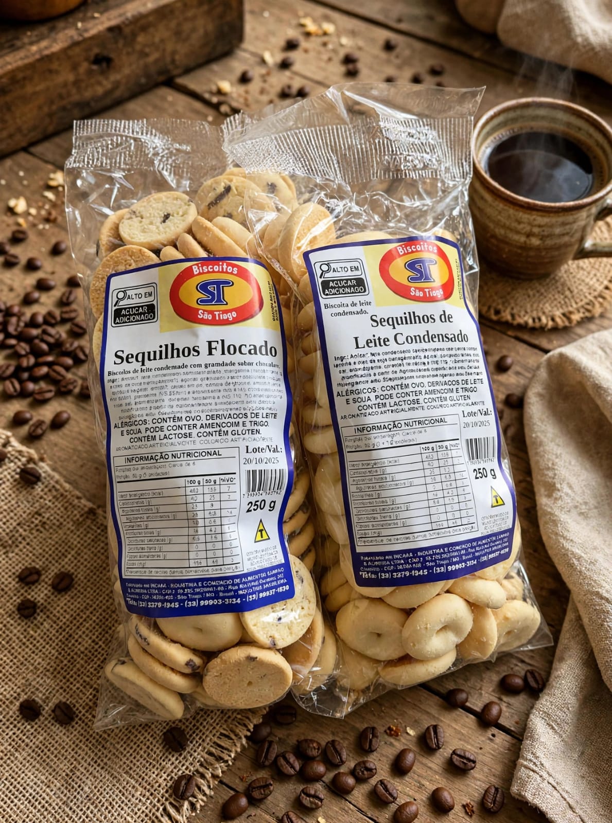 Biscoito São Tiago Novas 13